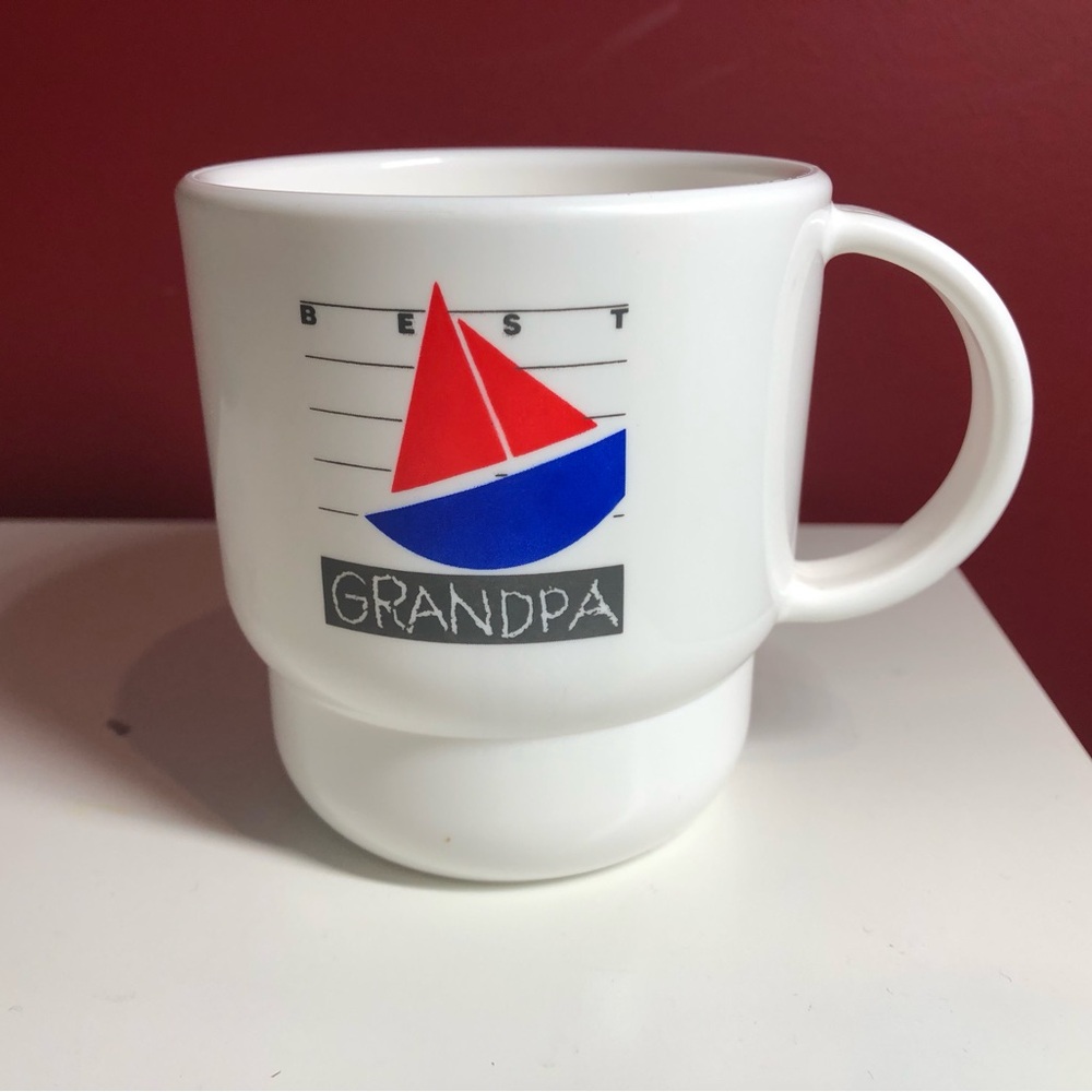 3/$20 Tupperware Vintage Best Grandpa Mug